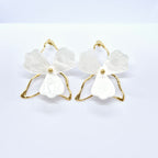 Boucles d'oreilles "Marwa" • Acier inoxydable doré