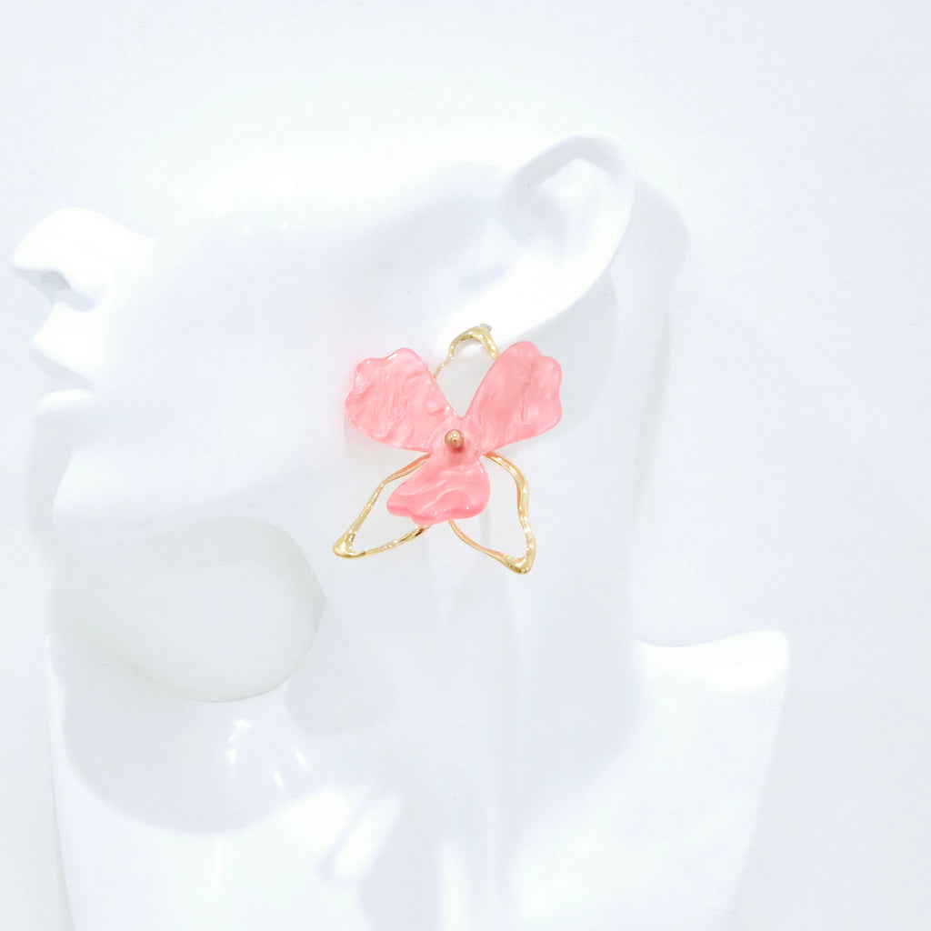 Boucles d'oreilles "Marwa" • Acier inoxydable doré