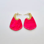 Boucles d'oreilles "Nora" • Acier inoxydable doré