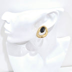 Boucles d'oreilles "Sandra" • Acier inoxydable doré