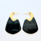 Boucles d'oreilles "Nora" • Acier inoxydable doré